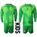Billige Brasilien Målmand Børnetøj Udebanetrøje til baby VM 2022 Langærmet (+ korte bukser)